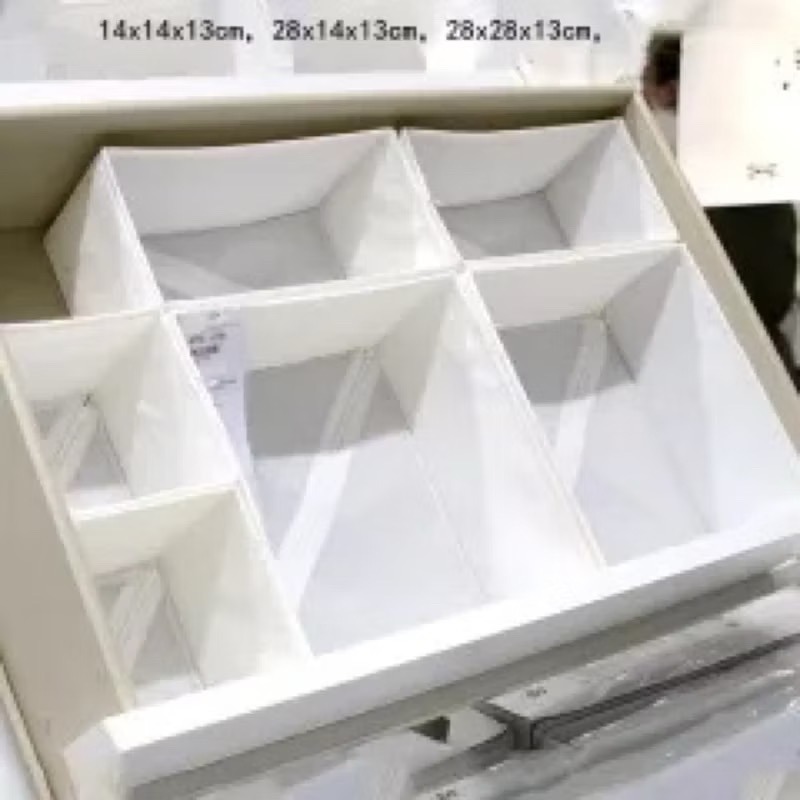 IKEA代購 SKUBB 收納盒 6件組 分格盒 整齊分開收納 抽屜分類盒 衣物分類盒 儲物盒 分格收納盒 抽屜收納-細節圖2