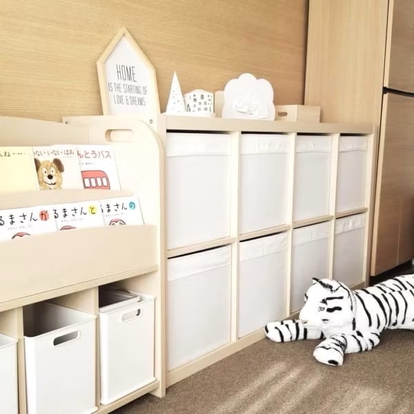 IKEA正品 DRONA收納盒 33X38X33公分 折疊收納 玩具收納 整理盒 SANDLÖPARE 布收納盒 收納盒-細節圖2