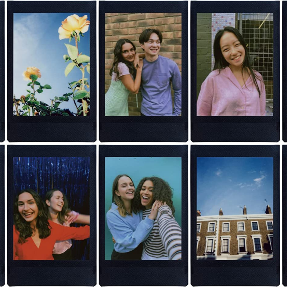 現貨馬上出 富士 instax mini BLACK FRAME 黑邊 黑框 拍立得底片 minievo mini12-細節圖2