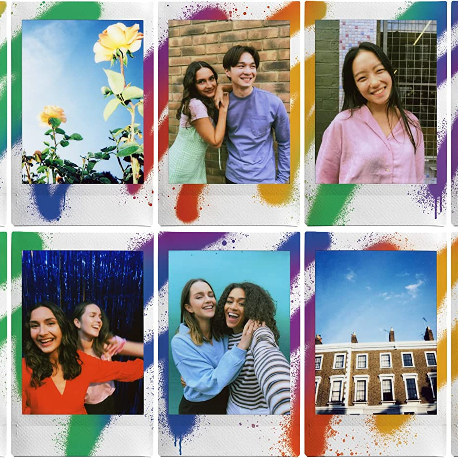 現貨馬上出 mini instax 富士 SPRAY ART 噴塗藝術 拍立得底片 evo link2 mini12-細節圖2