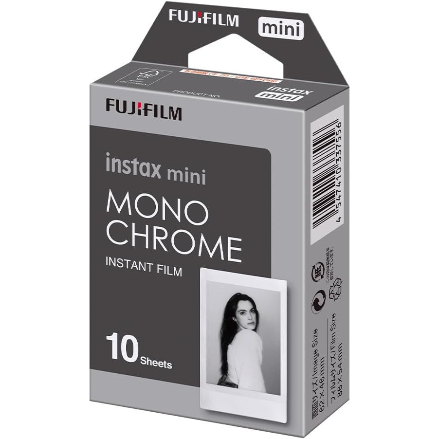 現貨馬上出 mini instax 富士 MONOCHROME 黑白底片 拍立得底片 evo link3 mini12-細節圖3