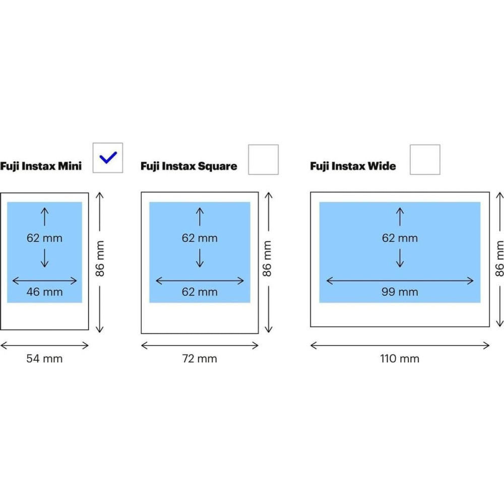 日本製 現貨 富士 FUJI instax mini 拍立得 即可拍 空白底片 拍立得底片 底片 20張-細節圖2