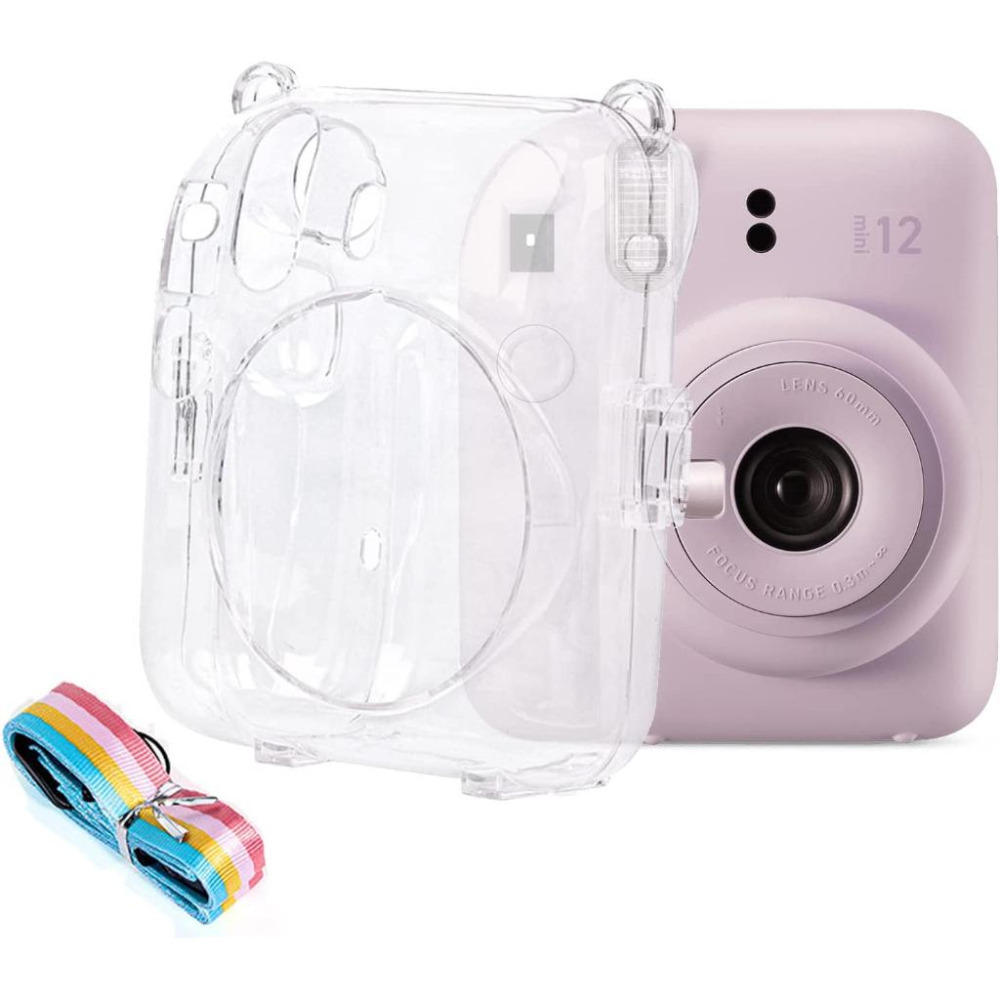 現貨馬上出 富士 FUJI instax mini12 mini 12 副廠 相機包 復古皮套 保護套 皮套 含背帶-細節圖5