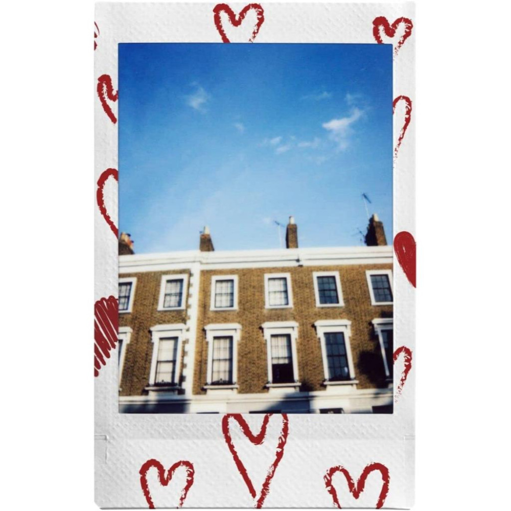 現貨馬上出 富士 instax mini HEART SKETCH 心型 愛心 拍立得底片 mini41 mini12-細節圖4