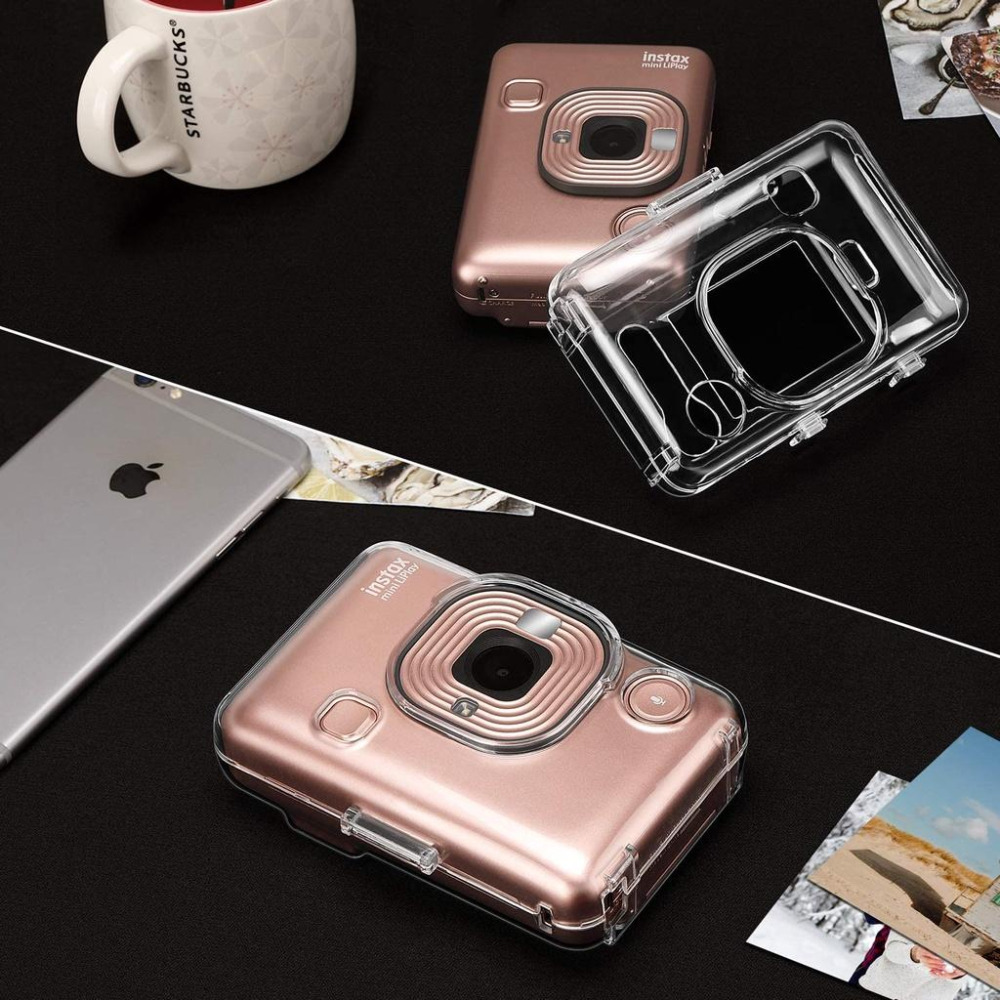 現貨馬上出 富士 instax mini liplay 相機包 皮套 透明殼 水晶殼-細節圖6