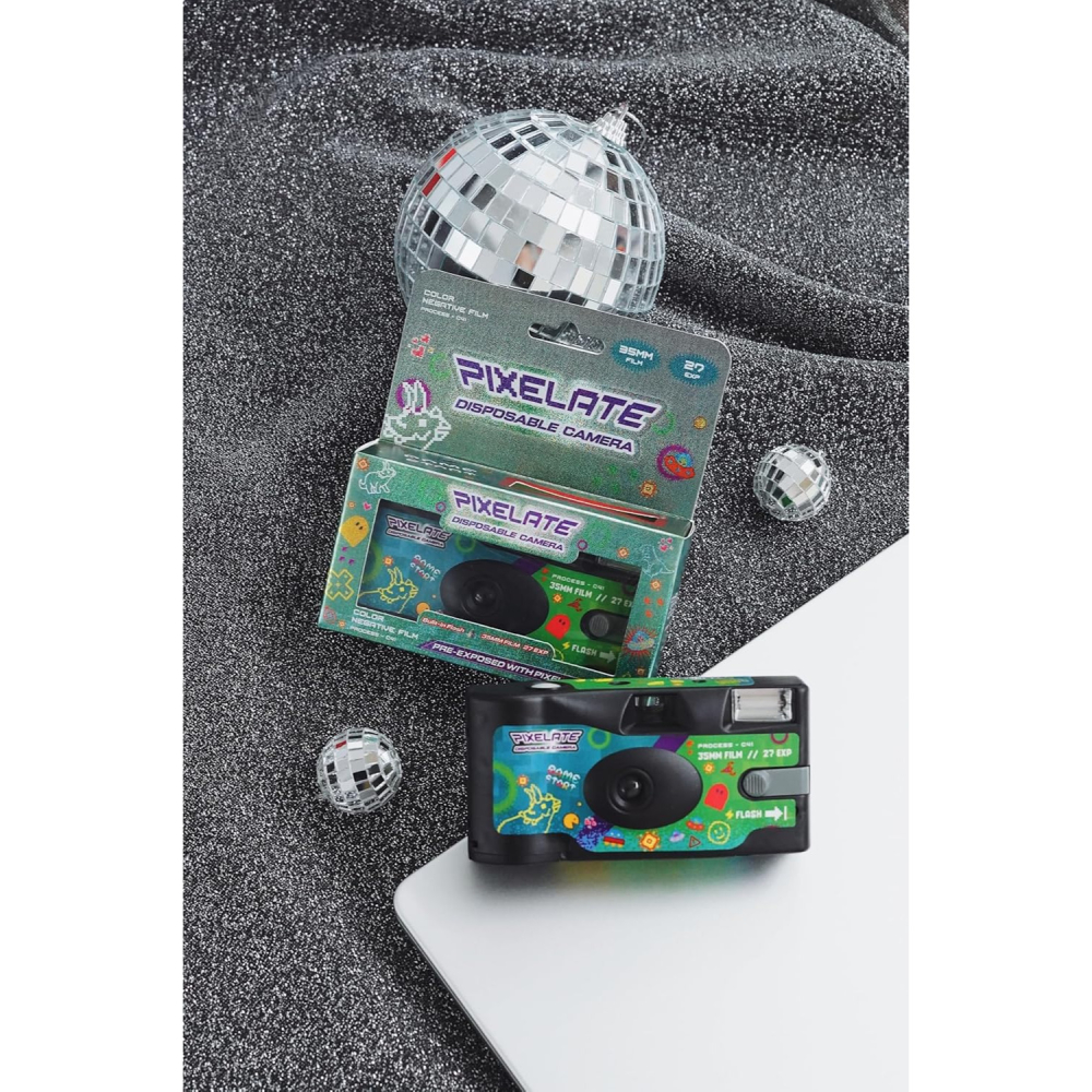 現貨馬上出 Retocolor Pixelate 元素 拋棄式 底片相機 27張 ISO400彩色底片內建閃光燈一次性-細節圖6