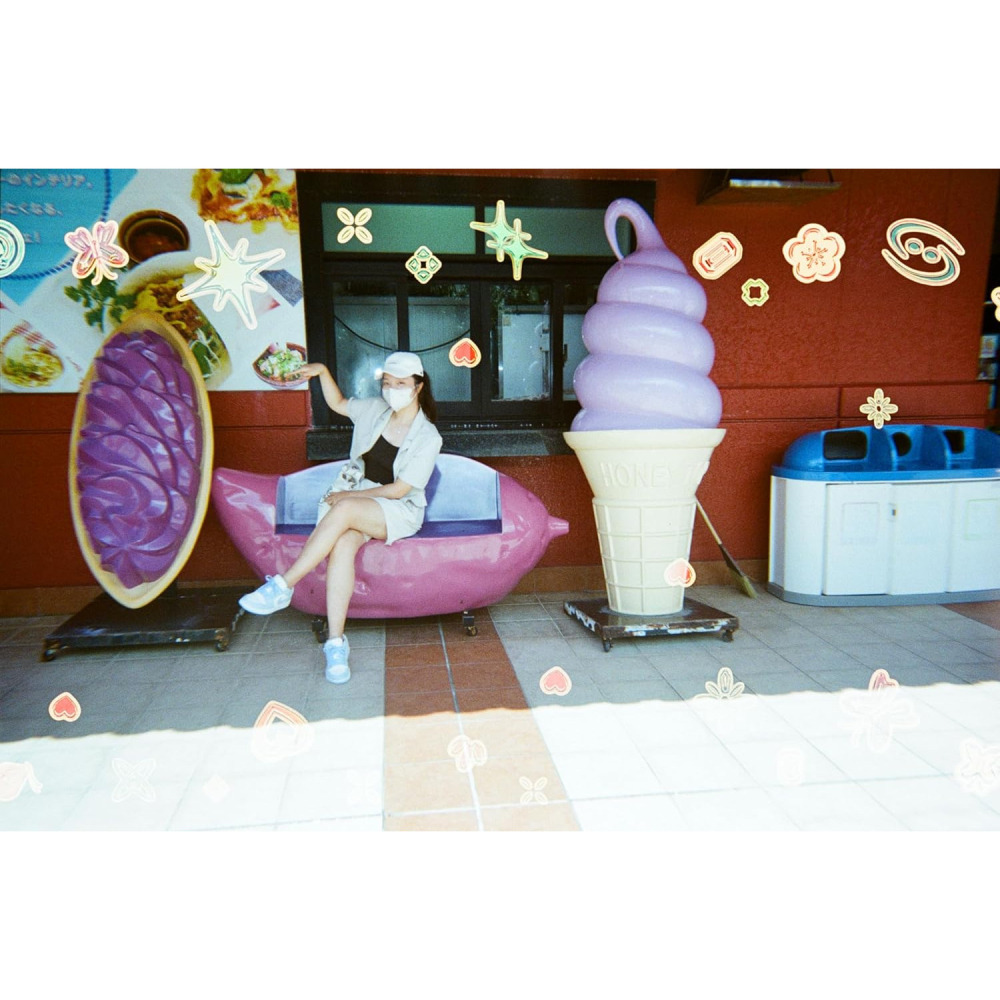 現貨馬上出 Bling Bling 即可拍 底片相機 一次性相機 Y2K 千禧風 復古 特效 交換禮物 27張 彩色底片-細節圖6