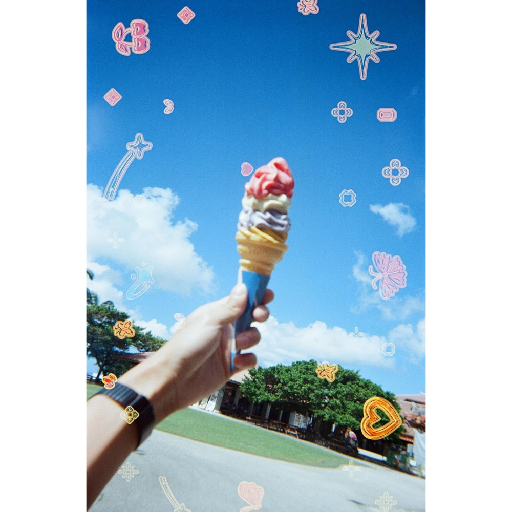 現貨馬上出 Bling Bling 即可拍 底片相機 一次性相機 Y2K 千禧風 復古 特效 交換禮物 27張 彩色底片-細節圖7