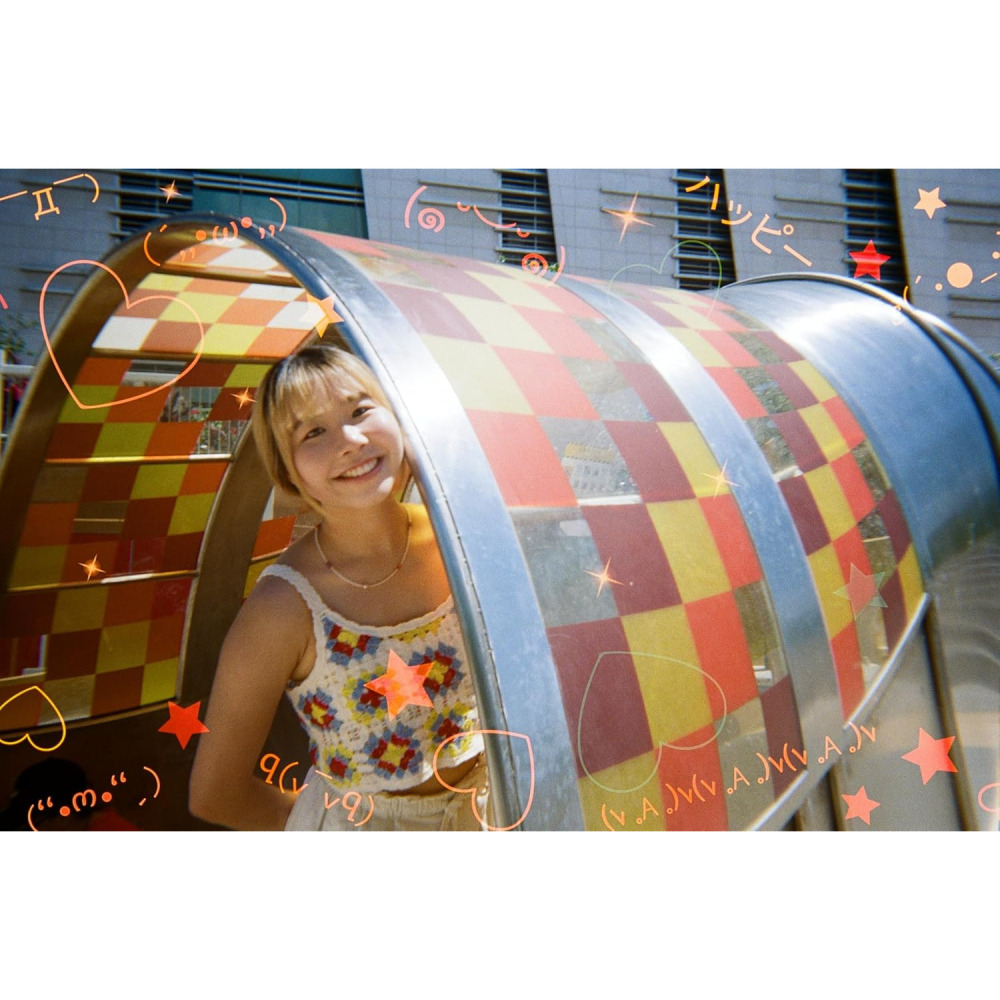 現貨馬上出 日本 Retocolor 顏文字 Emoji Disposable Film 一次性相機 27張 內含閃光-細節圖4