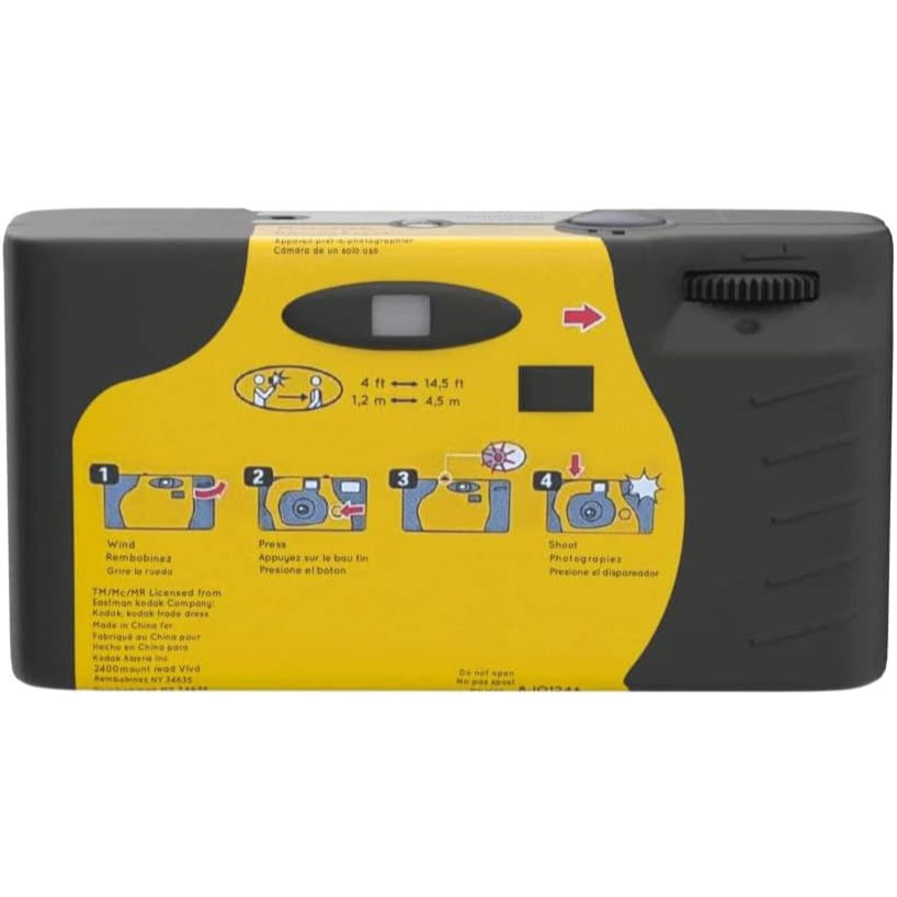 現貨馬上出 Kodak 柯達 ISO800 Power Flash 即可拍相機 拋棄式 一次性 閃光燈 底片 膠捲 傻瓜-細節圖4