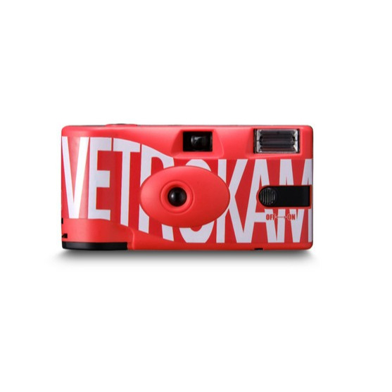 現貨馬上出 vetrokam SL400 紅色 一次性相機 27張 即可拍 傻瓜相機 底片相機 拋棄式相機 底片機 膠捲-細節圖2