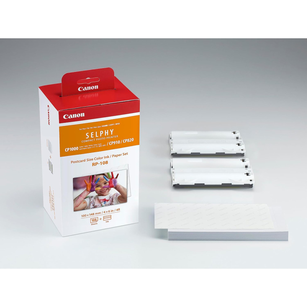 現貨 佳能 Canon 相印機 RP108 RP-108 相紙 108張 色帶 CP1500 CP1200 CP1300-細節圖2