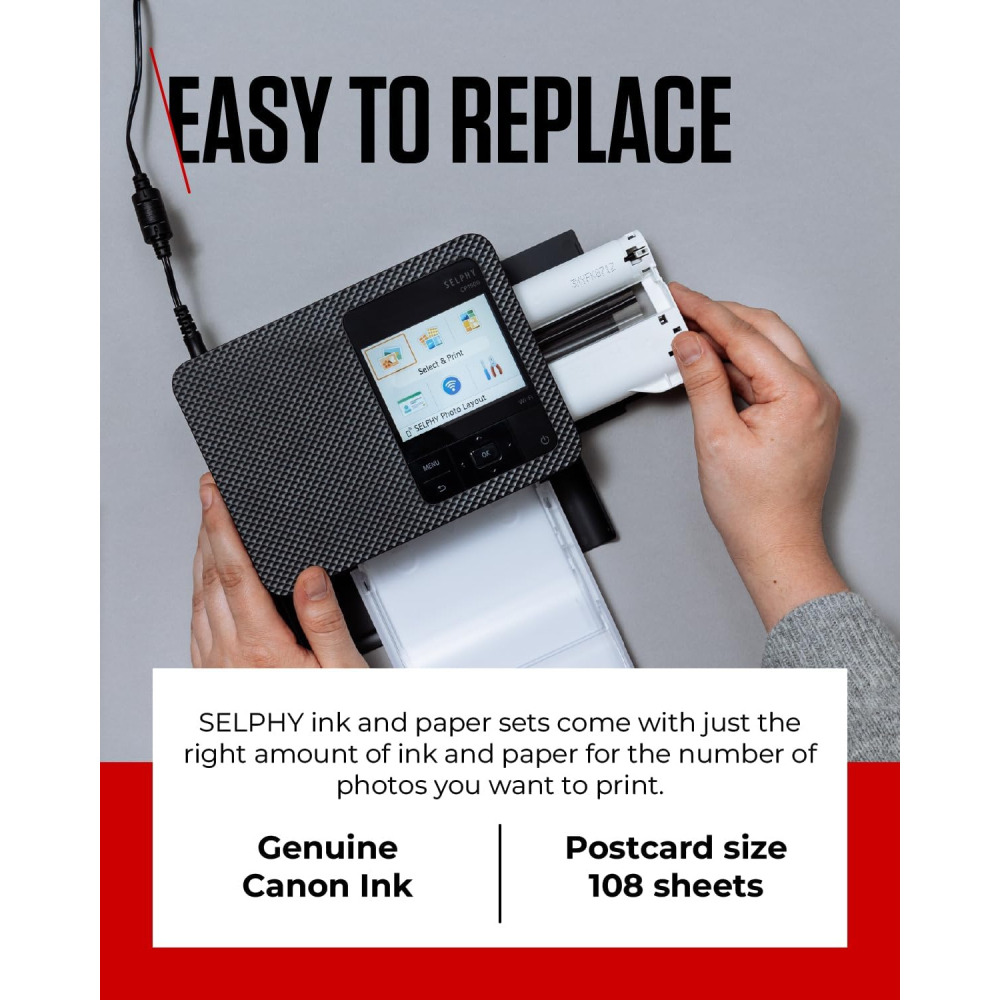 現貨 佳能 Canon 相印機 RP108 RP-108 相紙 108張 色帶 CP1500 CP1200 CP1300-細節圖4