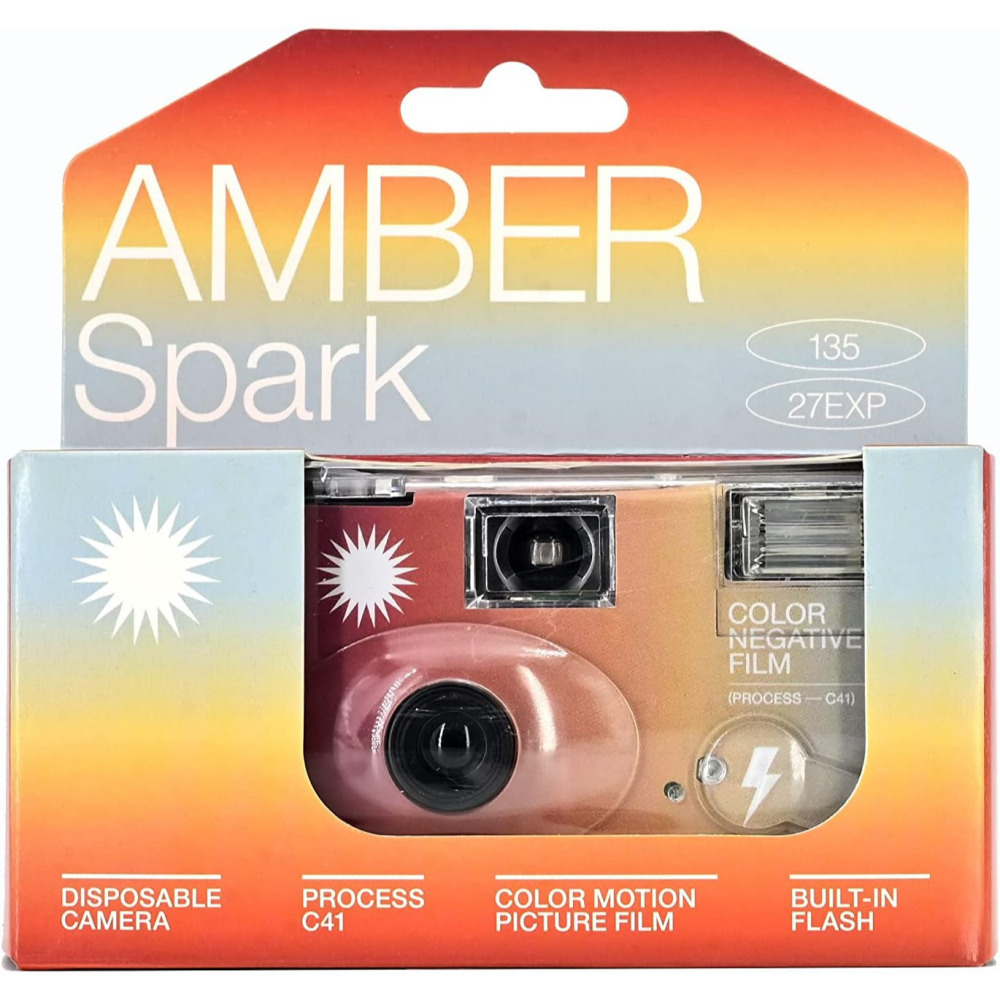 現貨馬上出 RETO Amber Spark 35mm 一次性相機 底片相機 拋棄式相機 電影底片 膠捲 lomo-細節圖2
