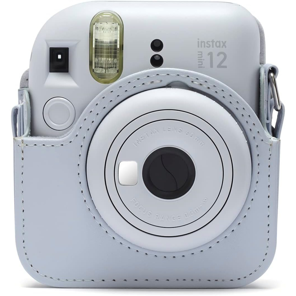 現貨馬上出 富士 FUJIFILM Instax mini12 mini 12 專用相機包 原廠皮套 白色 White-細節圖2
