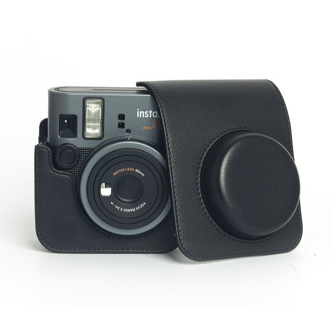 現貨馬上出 富士 FUJI Instax mini41 mini 41 相機包 附肩帶 復古包 透明殼 水晶殼 原廠皮套-細節圖4