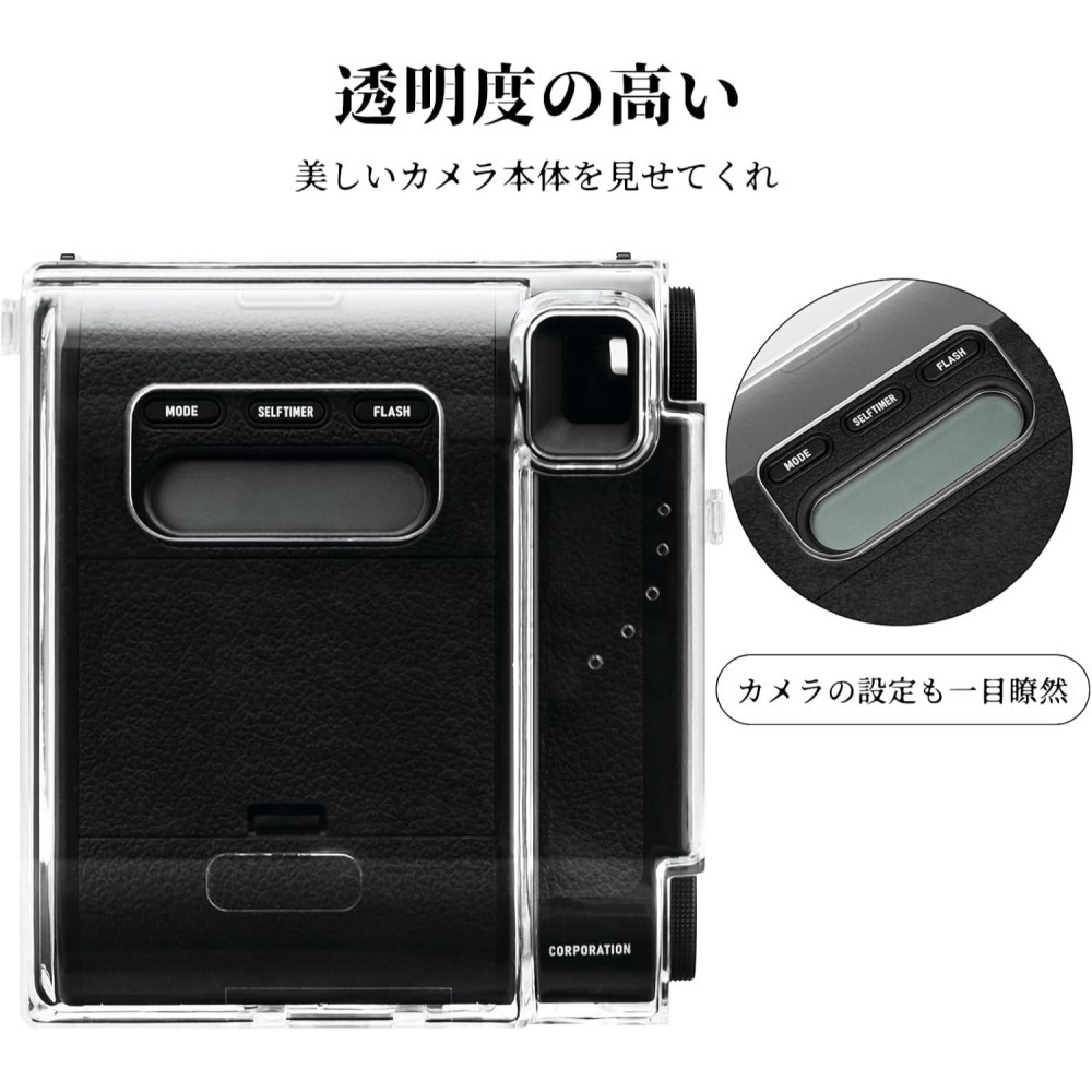 現貨馬上出 富士 instax mini99 mini 99 拍立得相機 相機包 保護殼 透明殼 水晶殼 防刮 防摔-細節圖4