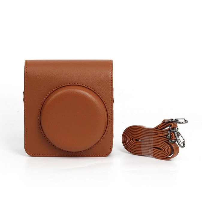 現貨馬上出 富士 mini99 mini 99 拍立得相機 皮質 復古 相機包 保護套 攝影包 相機套 收納包 原廠皮套-規格圖6