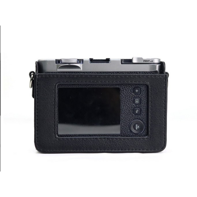 富士 FUJIFILM Instax mini EVO 皮套 拍立得相機 保護套 透明殼 復古包 水晶殼 原廠皮套-細節圖4