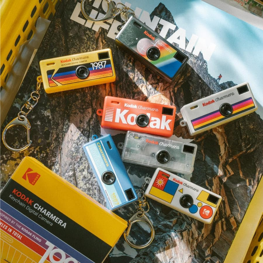 現貨馬上出 柯達 Kodak Charmera 鑰匙圈數位相機盲盒 顏色隨機出貨 鑰匙圈 小相機 盲盒 復古 錄影 拍照-細節圖9