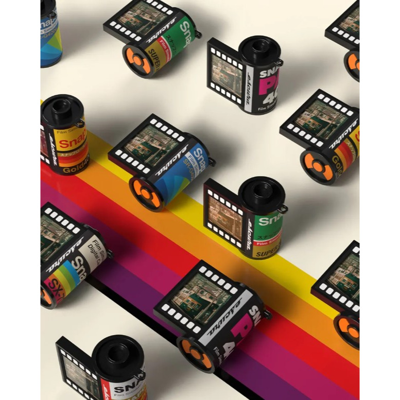 現貨馬上出 SnapRoll 模擬底片數位相機 (隨機) 迷你相機 盲盒 kodak Charmera 鑰匙圈-細節圖2
