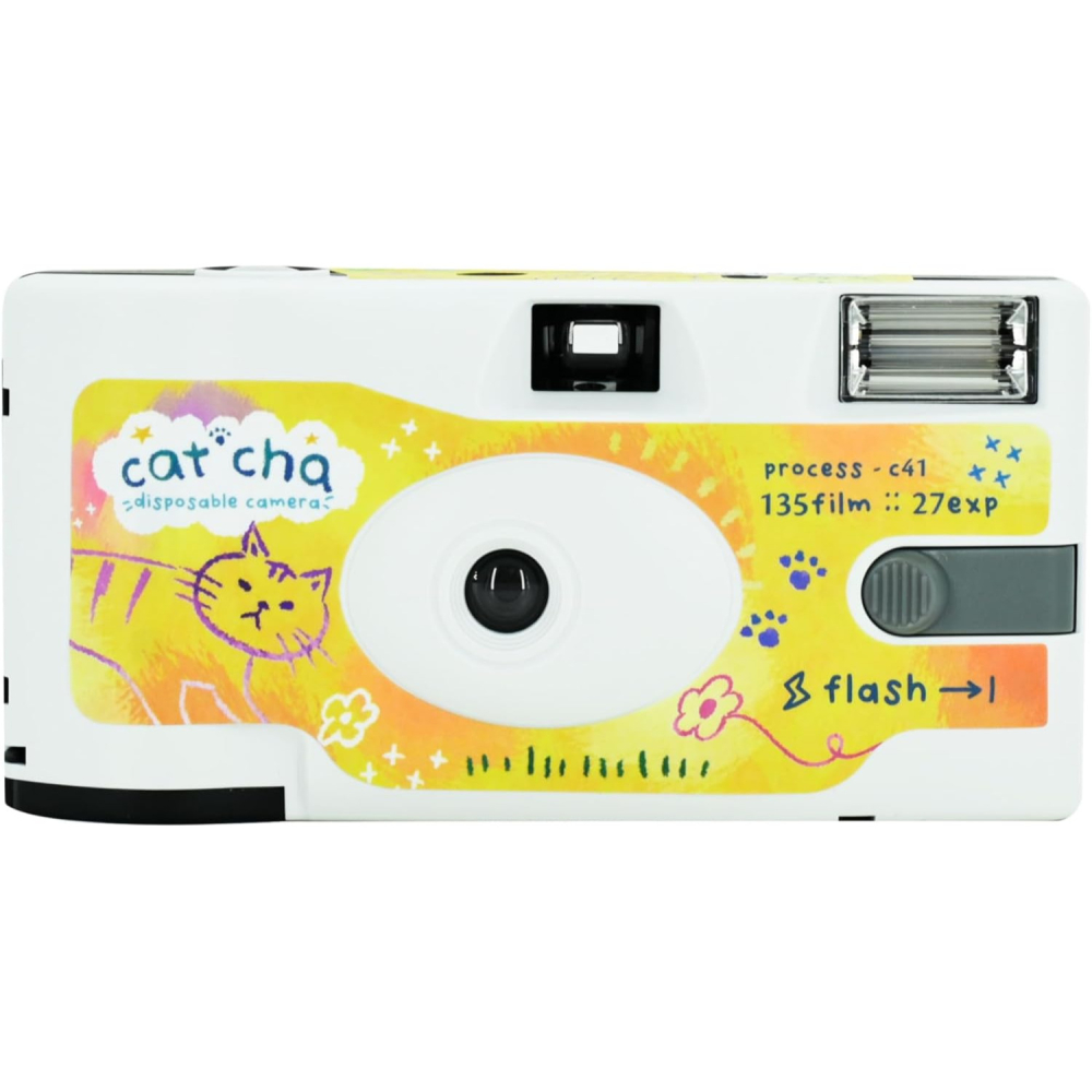 現貨馬上出 Retocolor Cat＇cha 一次性底片相機 拋棄式相機 底片相機 27張 ISO400 彩色負片-細節圖4