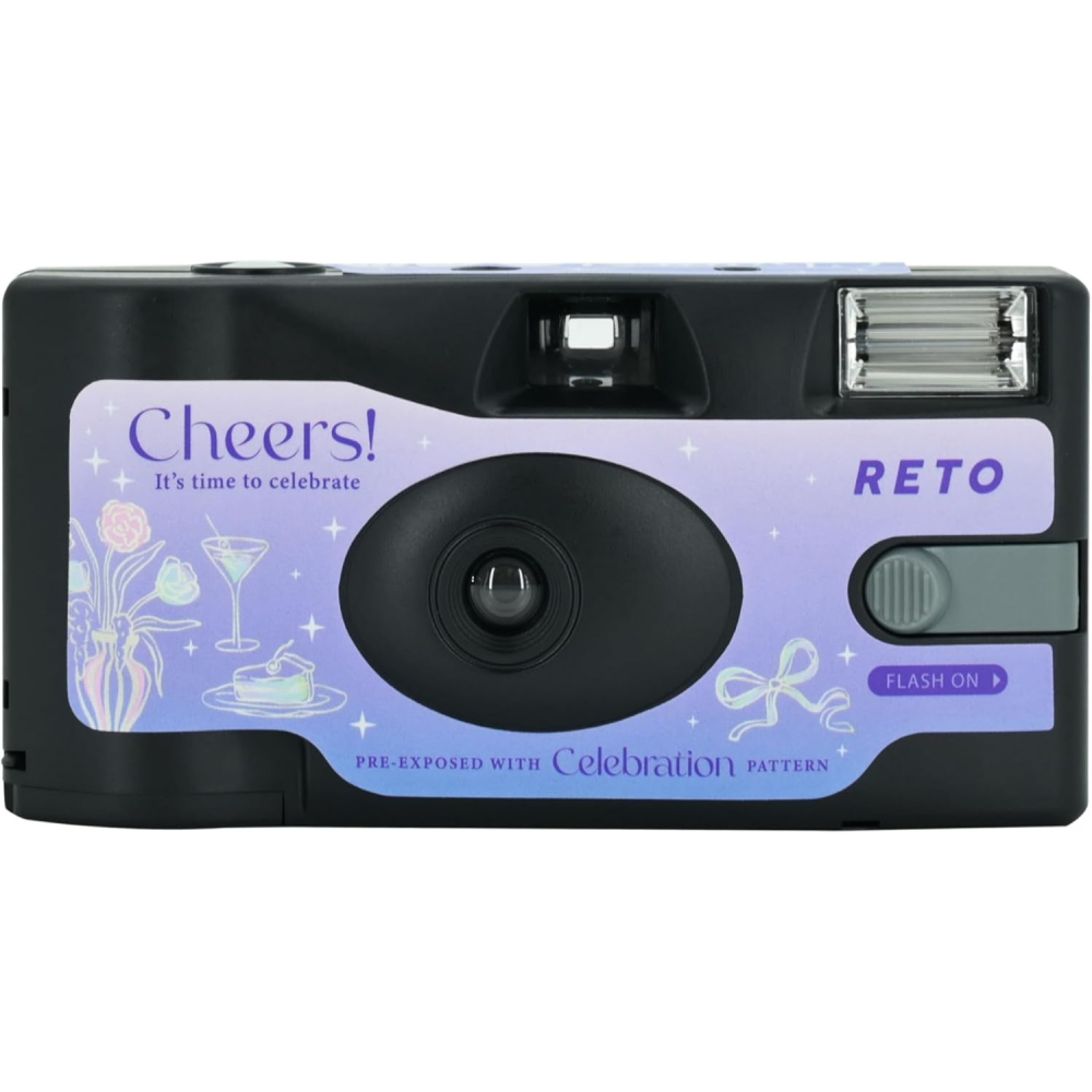 現貨馬上出 Retocolor Cheers 乾杯 慶生 婚禮 拋棄式底片相機 一次性相機 底片相機 膠捲 27張-細節圖3