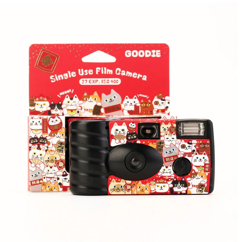 現貨馬上出 Goodie 特效 27張 35mm 一次性相機 招財貓版 即可拍 底片相機 拋棄式相機 膠捲 沖洗 底片-細節圖2