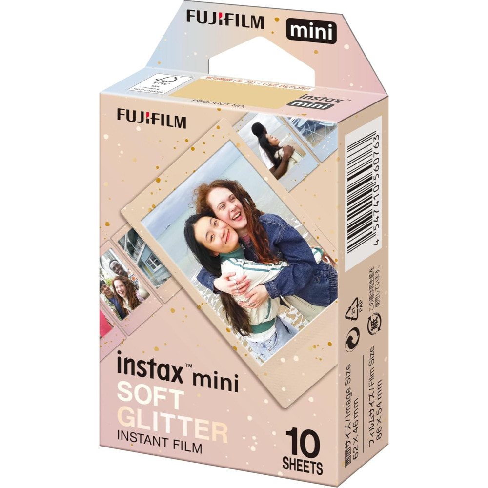 現貨馬上出 富士 mini instax SOFT GLITTER 柔和閃光 拍立得底片 evo mini12 link-細節圖10