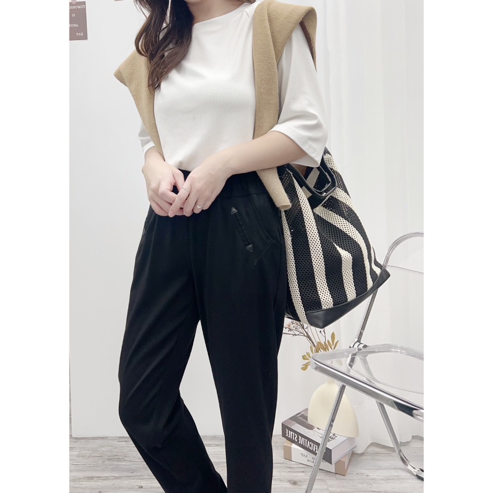 《現貨》激瘦！激推！修身彈力褲-細節圖5