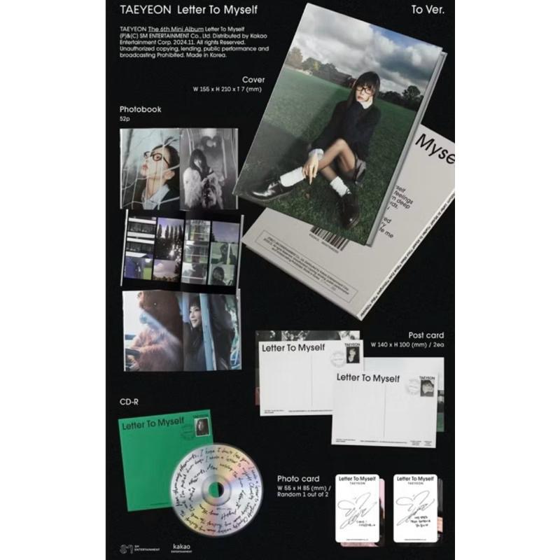 太妍Taeyeon 少女時代 Letter To Myself T0.Ver 【Letter To Myself】-細節圖2
