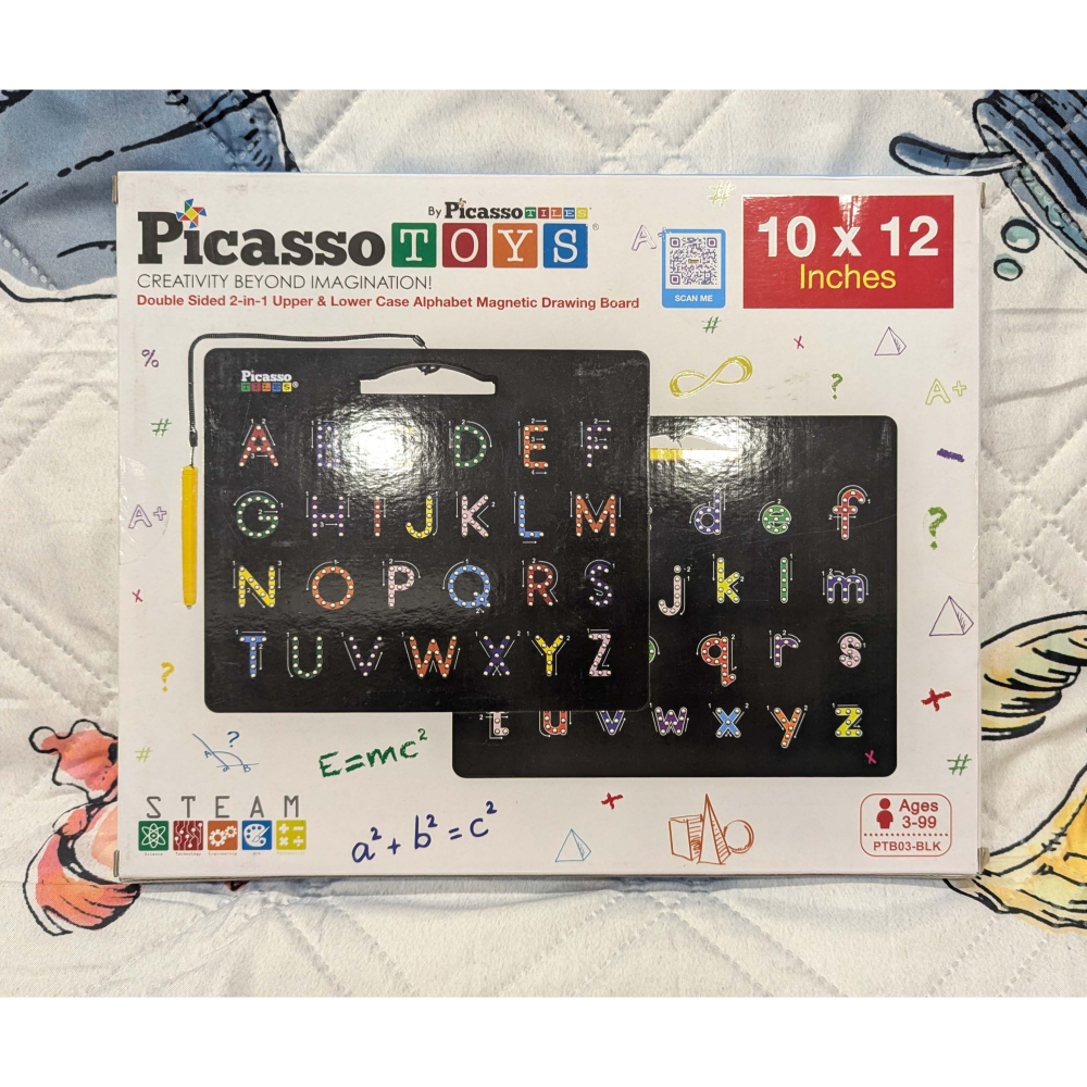 PicassoTILES 雙面磁性畫板 字母款-細節圖2