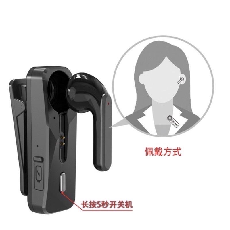 2024年款 新款 Y01 L1 F906 領夾式 藍牙5.1 無線藍牙耳機 Type C 商務 來電震動 司機-細節圖4