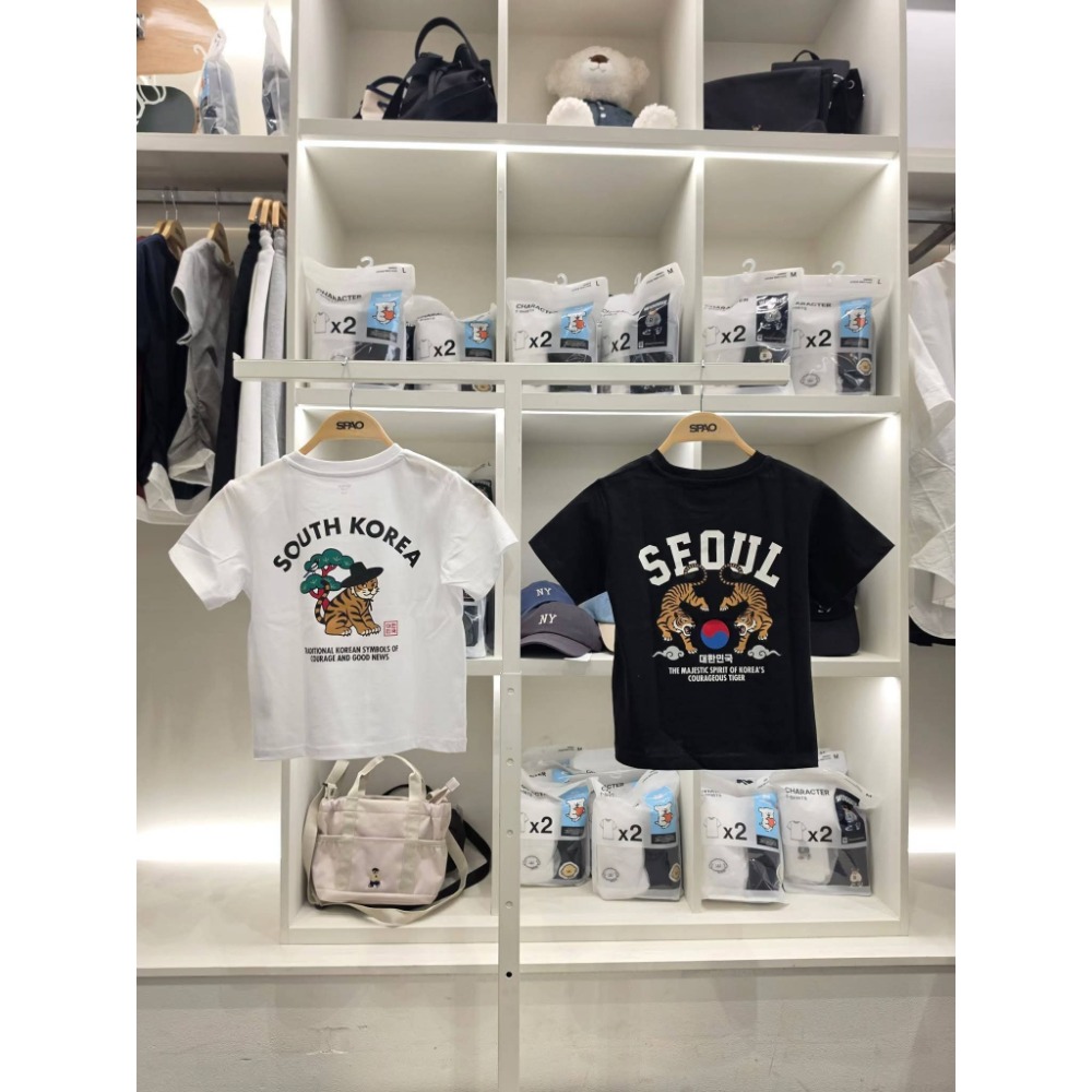 預購)🇰🇷韓國潮牌spao男女同款兒童上衣-細節圖2