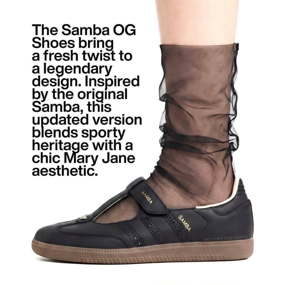 預購)🇰🇷韓國adidasOriginals samba 牛皮瑪莉珍鞋-細節圖5