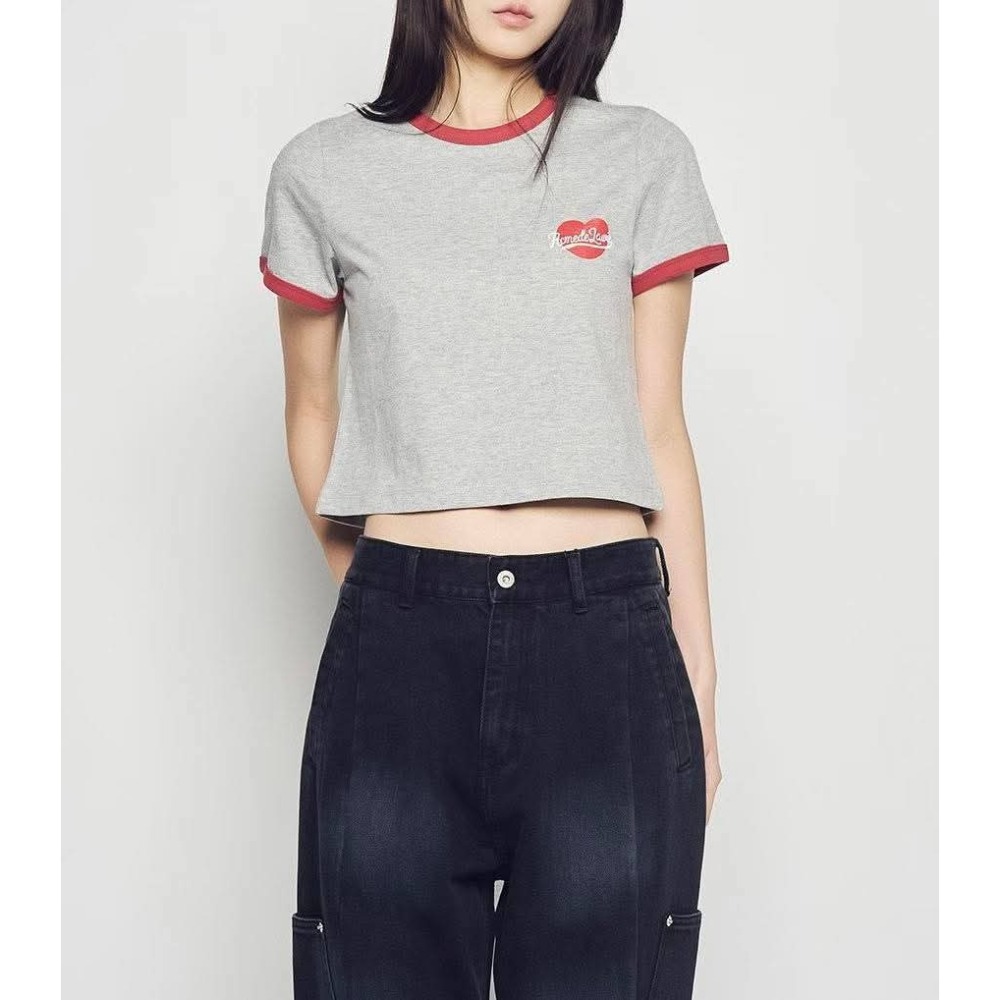 預購)🇰🇷韓國ADLV短版女生上衣折上折-細節圖2