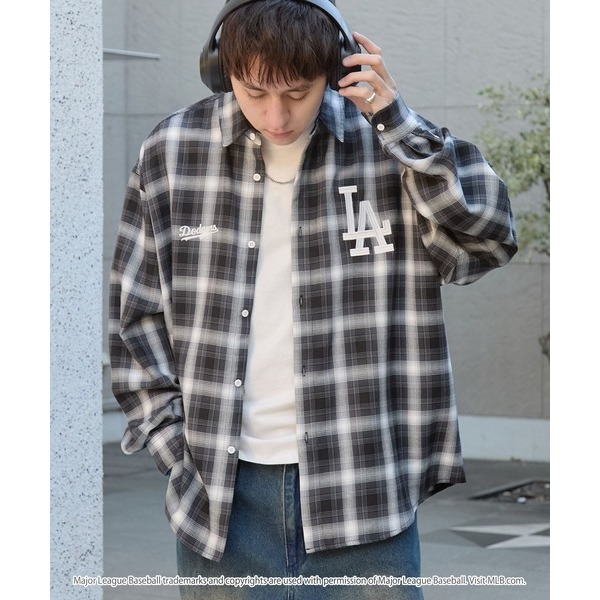 預購)🇯🇵日本mlb男女同款限時特價襯衫-細節圖2