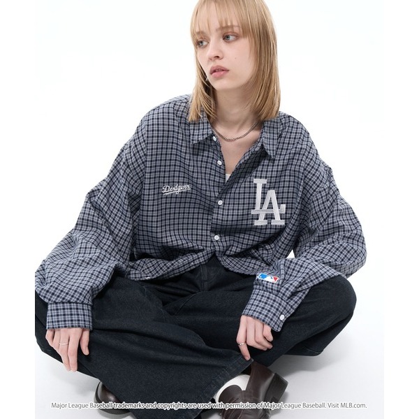 預購)🇯🇵日本mlb男女同款限時特價襯衫-細節圖6