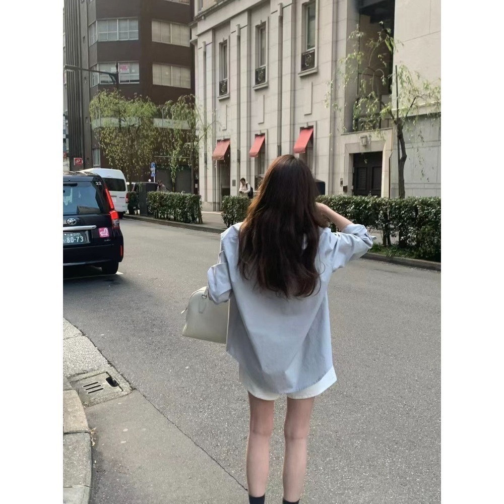✨正韓🇰🇷Ounce胸前雙口袋襯衫-細節圖3