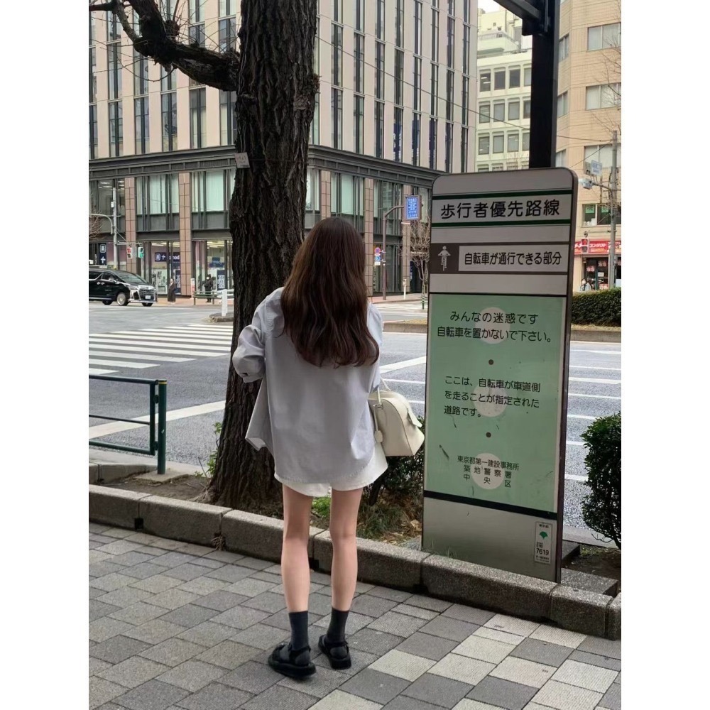 ✨正韓🇰🇷Ounce胸前雙口袋襯衫-細節圖5