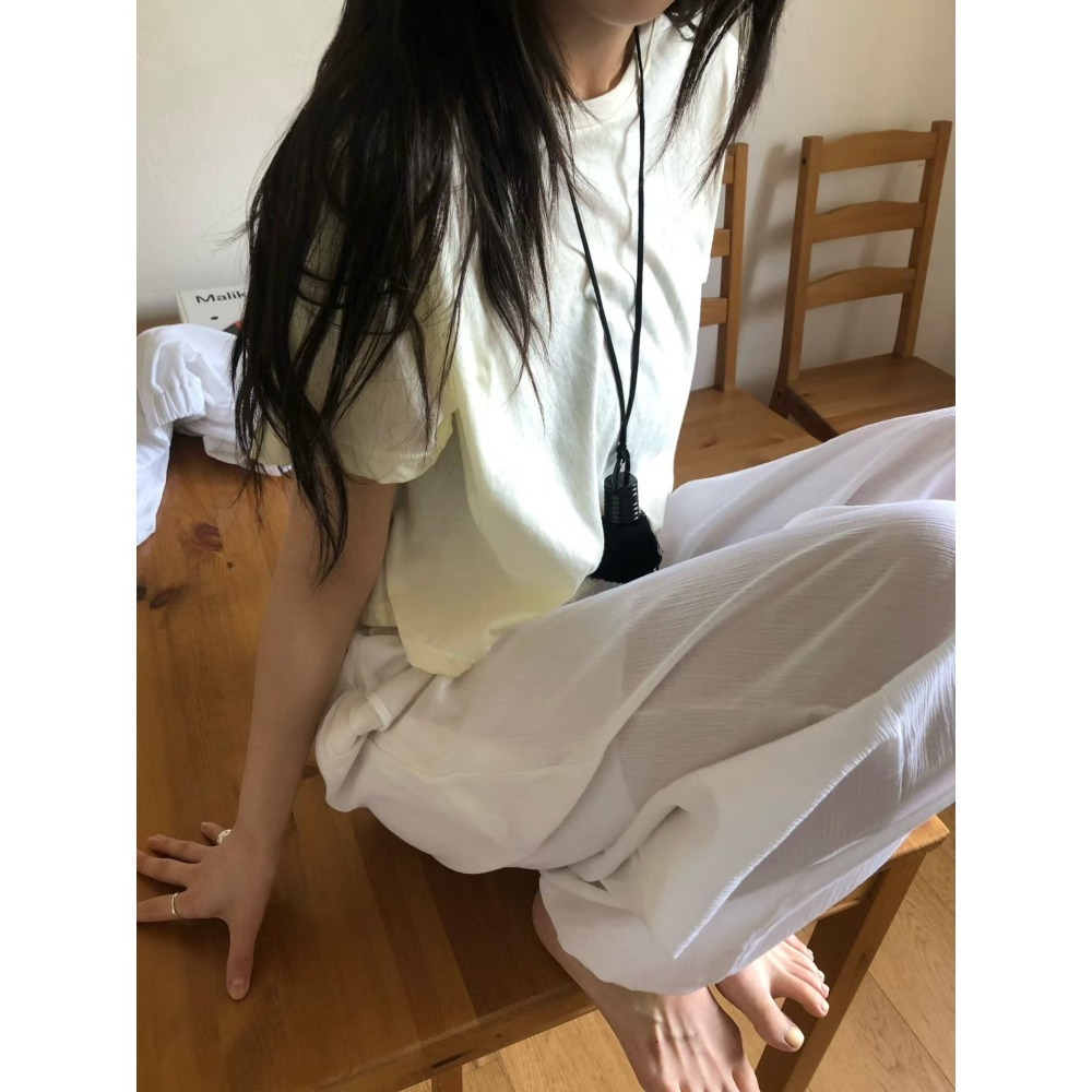 ＞後打褶＜短版短袖5色-細節圖4