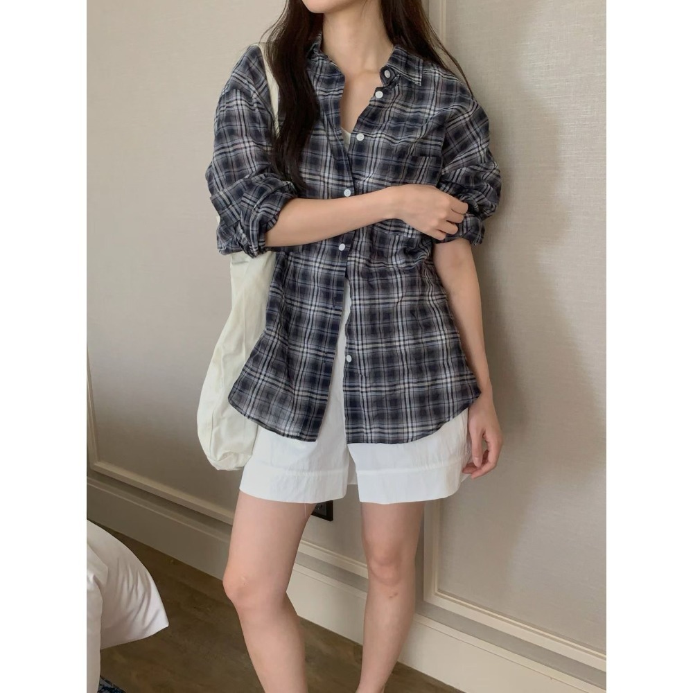 經典深藍格