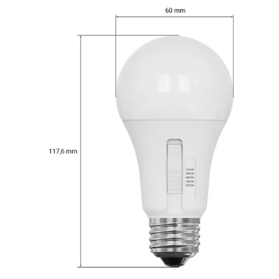 【啾來買🍊好市多代購🍊】Feit 7.5W LED可調色溫球燈泡 5入-細節圖3