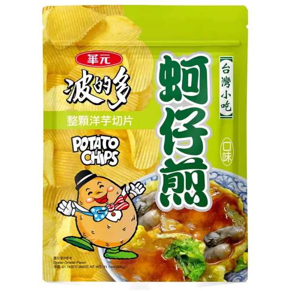 【啾來買🍊好市多代購🍊】華元 波的多洋芋片蚵仔煎風味600公克-細節圖2