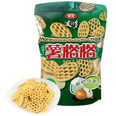 【啾來買🍊好市多代購🍊】華元 薯格格 酸奶洋蔥口味 500公克-細節圖3