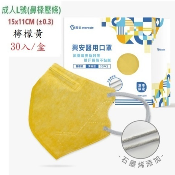 【榮泰日用品】興安立體醫用口罩 興安兒童立體口罩 興安3D口罩 加大口罩  3D醫療口罩 興安立體口罩 興安幼童立體-規格圖9