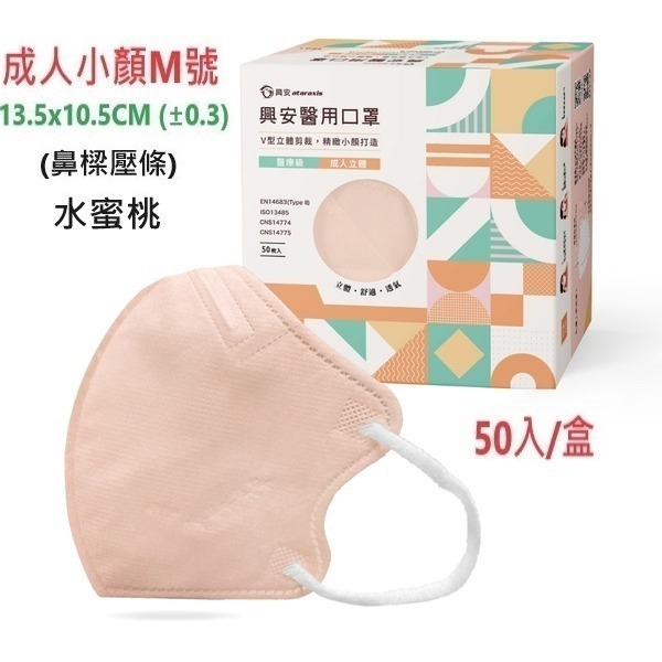 【榮泰日用品】興安立體醫用口罩 興安兒童立體口罩 興安3D口罩 加大口罩  3D醫療口罩 興安立體口罩 興安幼童立體-規格圖9