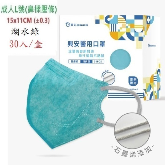 【榮泰日用品】興安立體醫用口罩 興安兒童立體口罩 興安3D口罩 加大口罩  3D醫療口罩 興安立體口罩 興安幼童立體-規格圖9