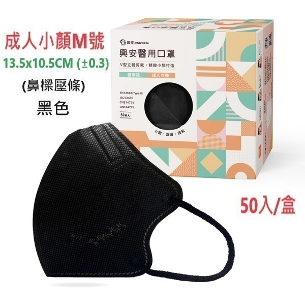 【榮泰日用品】興安立體醫用口罩 興安兒童立體口罩 興安3D口罩 加大口罩  3D醫療口罩 興安立體口罩 興安幼童立體-規格圖9