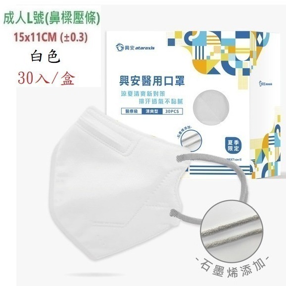 【榮泰日用品】興安立體醫用口罩 興安兒童立體口罩 興安3D口罩 加大口罩  3D醫療口罩 興安立體口罩 興安幼童立體-規格圖9